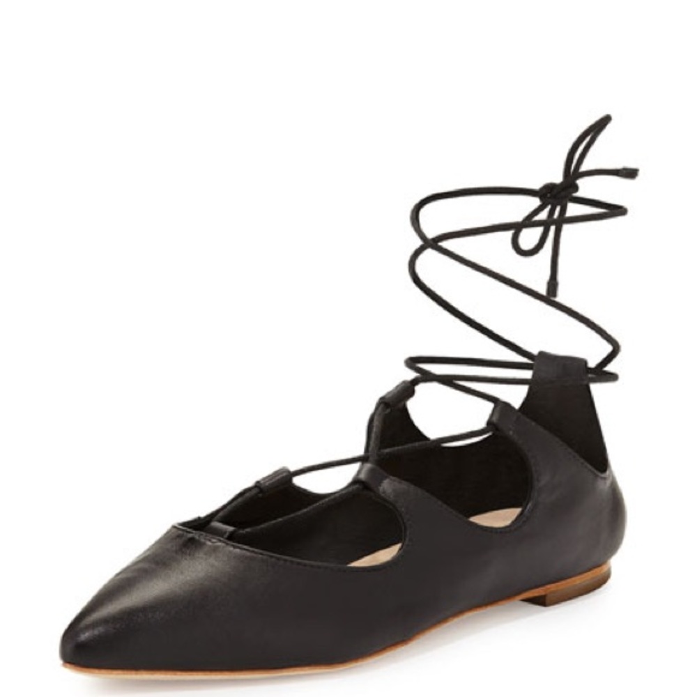 Ambra Lace-Up Flat, size 9 - Picture 3 of 3